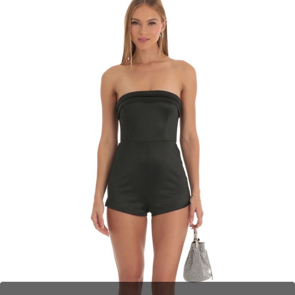 Lucy in sky satin romper